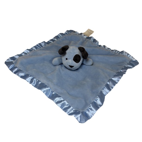Stepping Stones Other - Stepping Stones Puppy Dog Lovey Patch Eye Satin Security Blanket Brown Ears